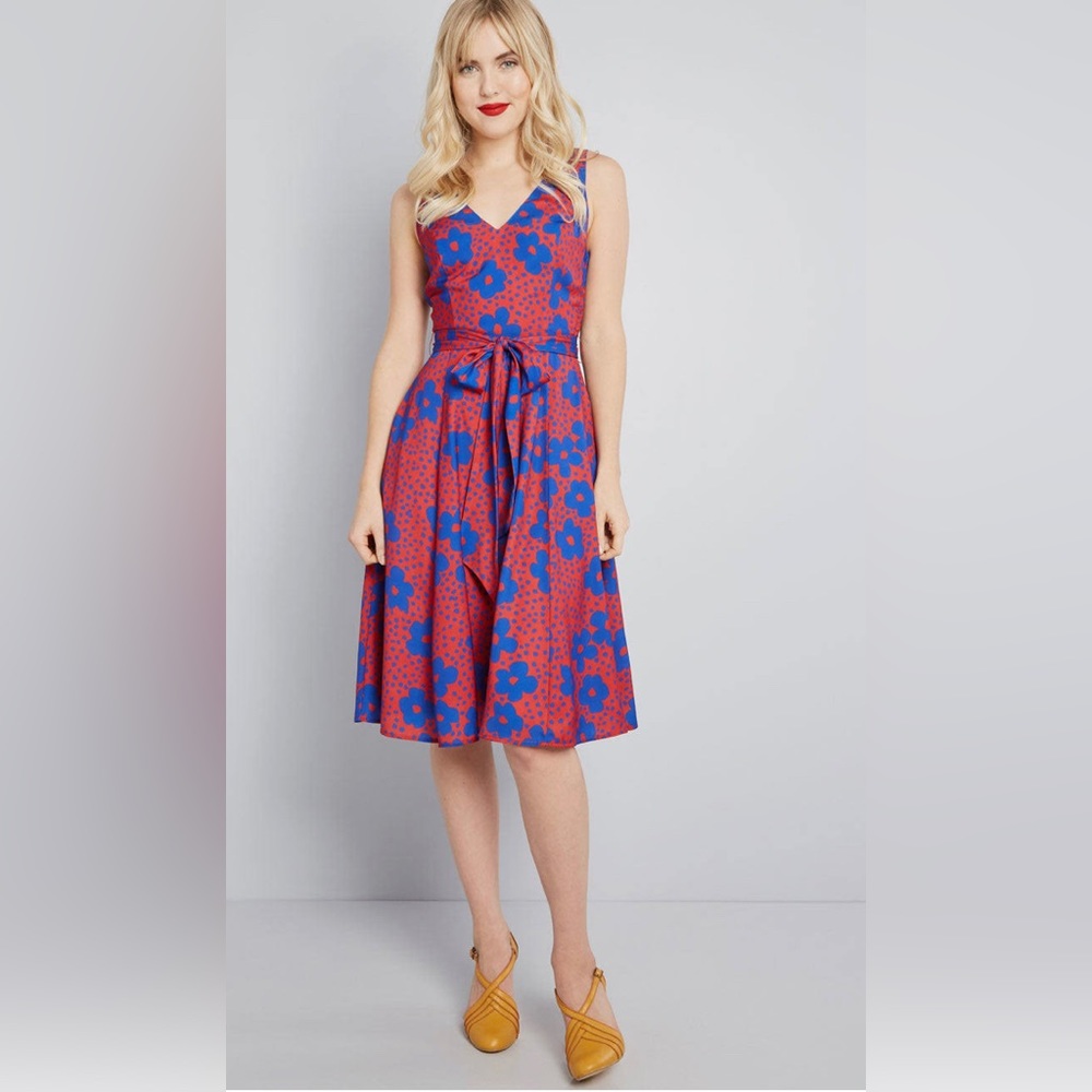 NWT ModCloth Timeless Magnetism A-Line Dress